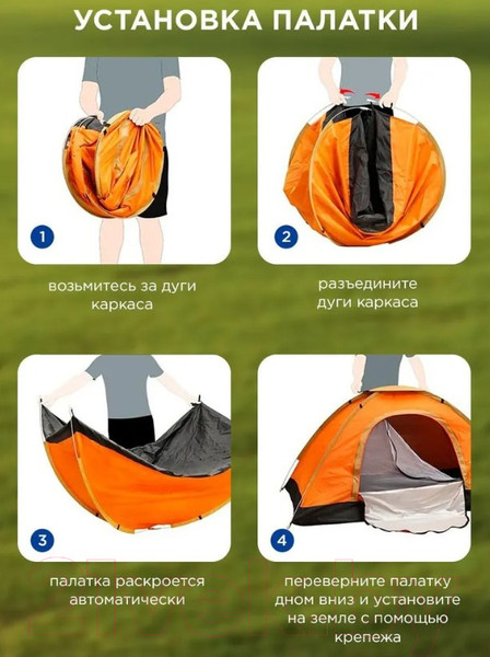 Изображение товара Палатка ISMA CL-S10-2P(56454)