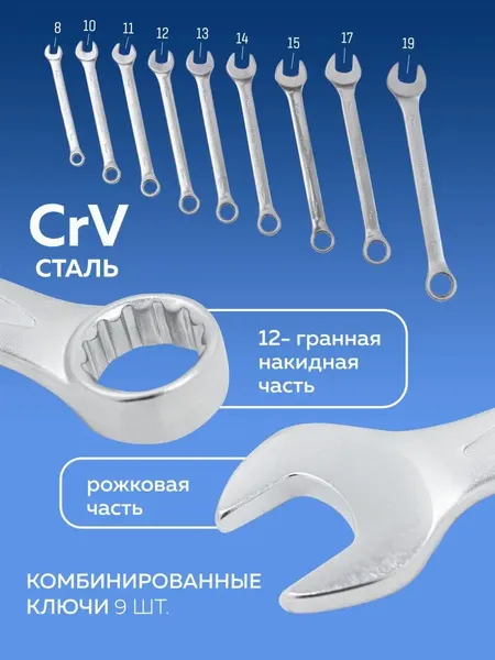Изображение товара Универсальный набор инструментов Marshal M-4821-5 (16623)