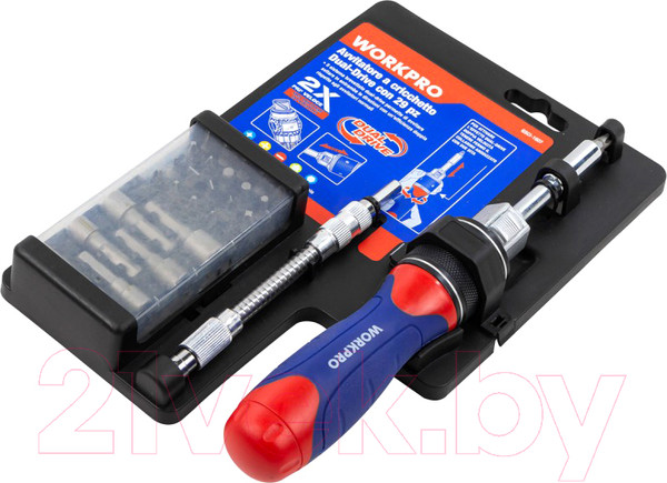 Изображение товара Отвертка Workpro GSCI-1607 (с битами)