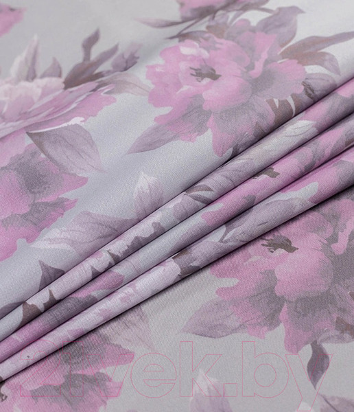 Изображение товара Штора LEGRAND Букет габардин 150x260 / 58122972 (розовый)