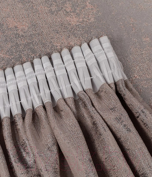 Изображение товара Штора LEGRAND Аллюр 180x280 / 58120245 (серо-розовый)