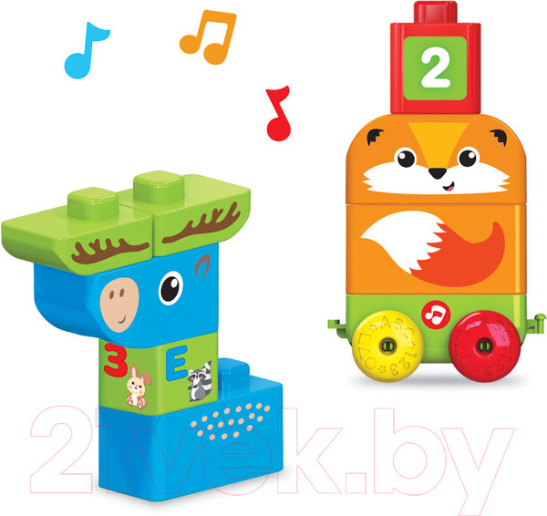 Изображение товара Развивающий игровой набор Азбукварик Talky Blocks. Зверюшки в лесу / 2760