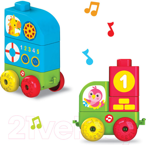 Изображение товара Развивающий игровой набор Азбукварик Talky Blocks. Машинки в городе / 2763