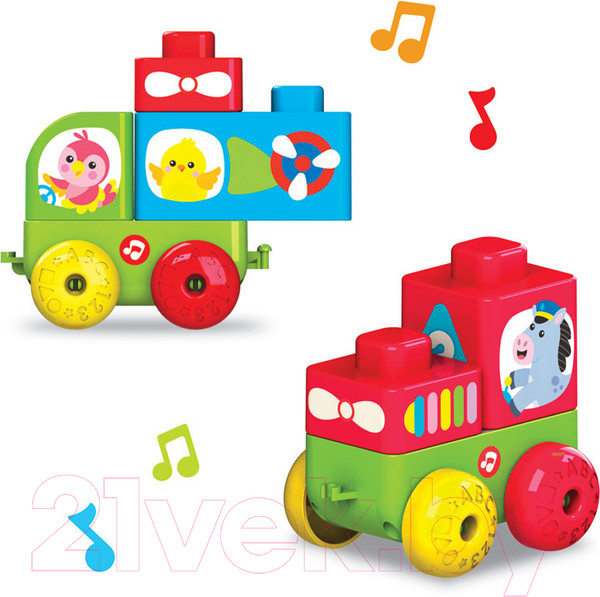 Изображение товара Развивающий игровой набор Азбукварик Talky Blocks. Машинки в городе / 2763