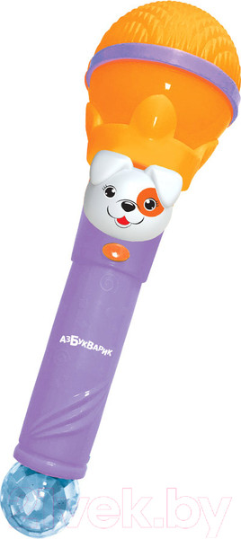Изображение товара Музыкальная игрушка Азбукварик Микрофон. Суперхит Веселись с друзьями / 2612А (оранжевый)