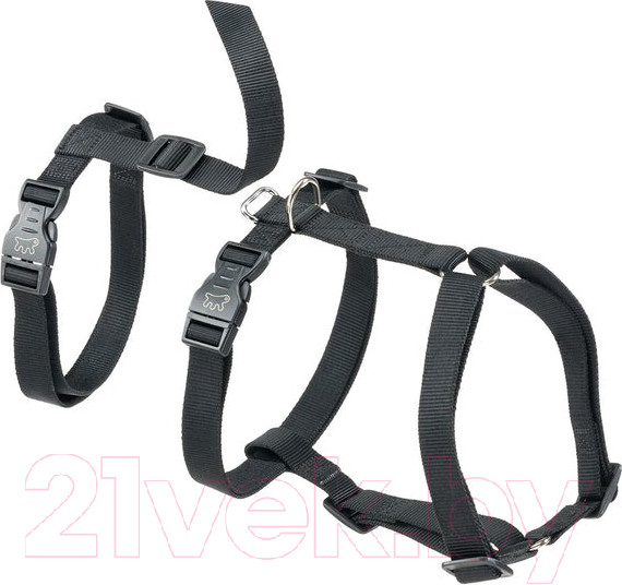 Изображение товара Шлея Ferplast Brave / 75578320 (S, черный, нейлон)