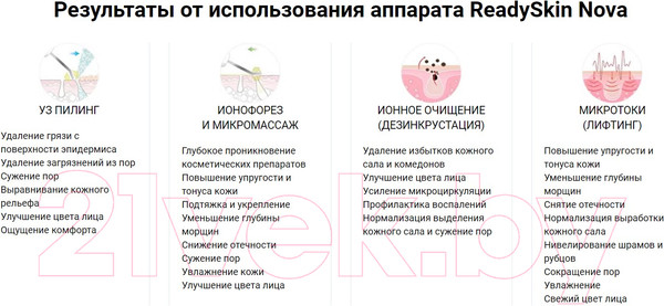 Изображение товара Аппарат для чистки лица Ready Skin Nova