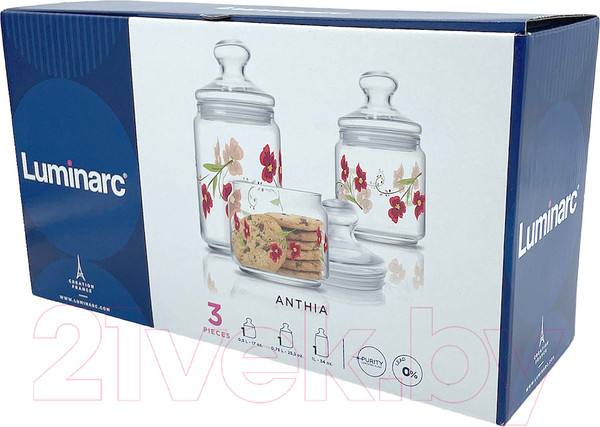 Изображение товара Набор емкостей для хранения Luminarc Anthia Q2554 (3шт)