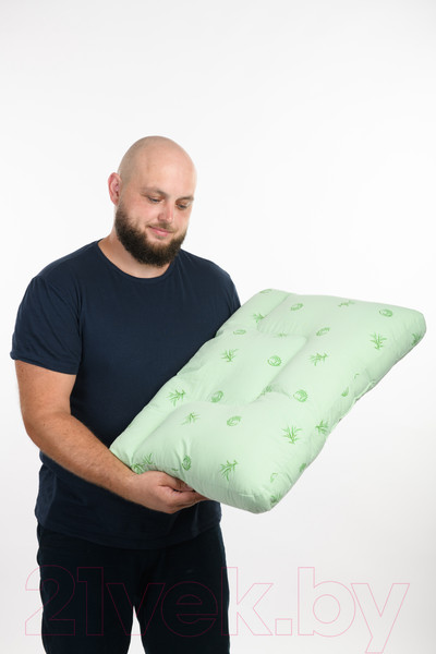 Изображение товара Подушка для сна Familytex ПСУ2 Б с волнообразной перегородкой бамбук (45x65)