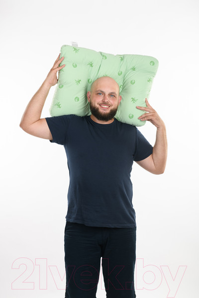 Изображение товара Подушка для сна Familytex ПСУ2 Б с волнообразной перегородкой бамбук (45x65)