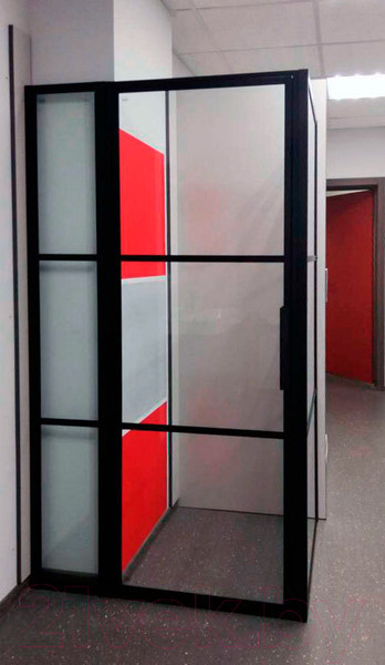 Изображение товара Душевой уголок Riho Grid GB203 / G004016121 (110x80, черный/прозрачный)