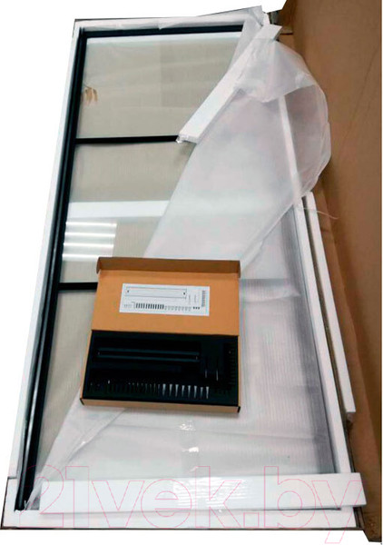 Изображение товара Душевой уголок Riho Grid GB203 / G004016121 (110x80, черный/прозрачный)