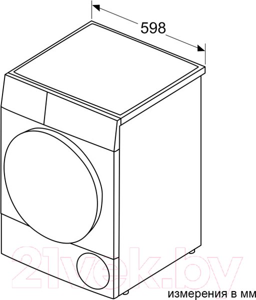 Изображение товара Сушильная машина Bosch WTH85V2KPL