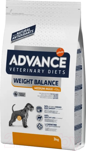 Изображение товара Сухой корм для собак Advance VetDiet Weight Balance (3кг)
