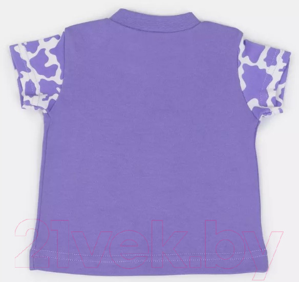 Изображение товара Комплект одежды для малышей Rant Milk-Aholic с шортами / 2-81/1 (фиолетовый, р.74)