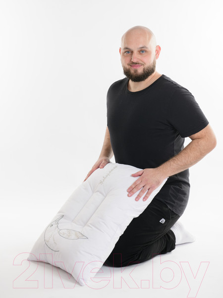 Изображение товара Подушка для сна Familytex ПСС2 В с вышивкой Жаворонок (50x70)