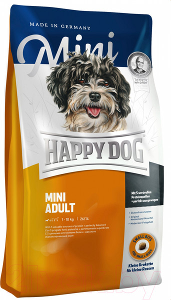 Изображение товара Сухой корм для собак Happy Dog Mini Adult Fit & Vital 26/14 / 61199 (4кг)
