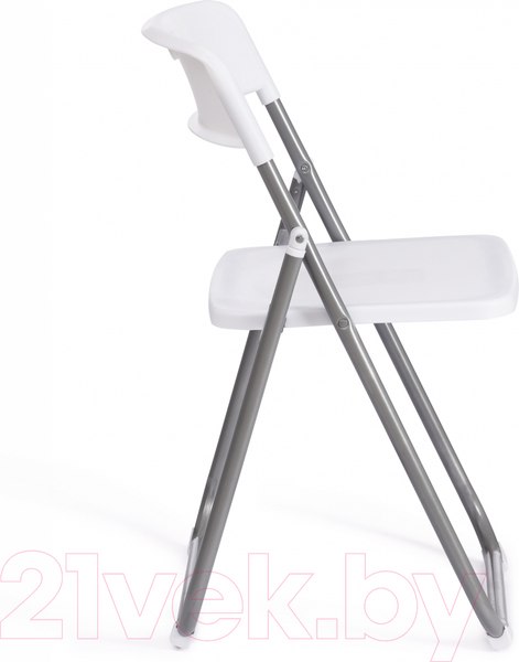 Изображение товара Стул складной Tetchair Folder 49x46.5x73.5 (белый/серый)