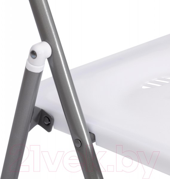 Изображение товара Стул складной Tetchair Folder 49x46.5x73.5 (белый/серый)