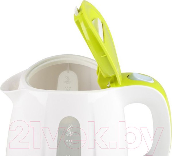 Изображение товара Электрочайник Energy E-234 / 164105 (белый/зеленый)