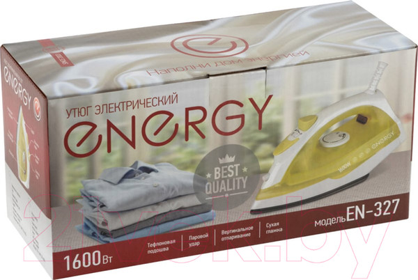 Изображение товара Утюг Energy EN-327 / 270052 (желтый)