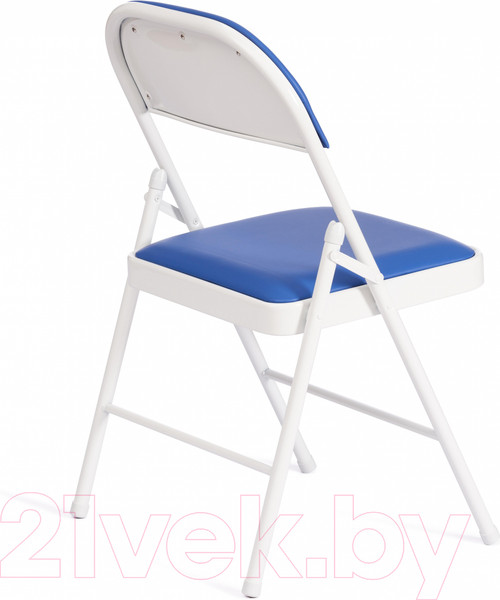 Изображение товара Стул складной Tetchair Folder 46.5x47.5x79 (синий/белый)
