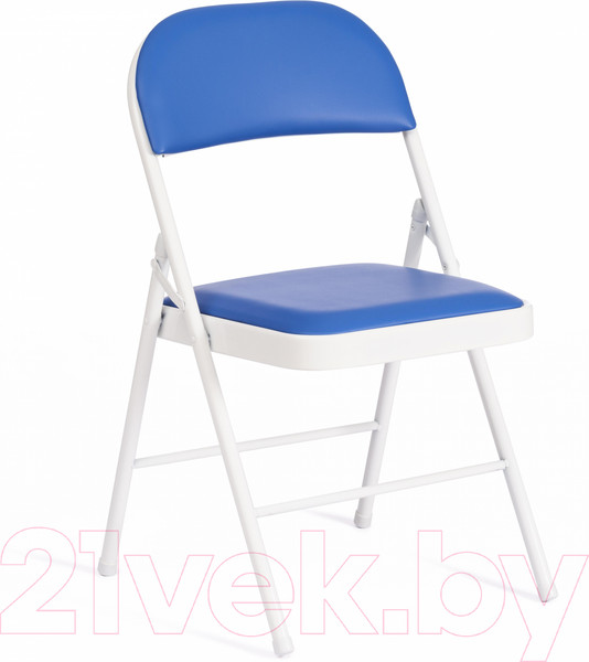 Изображение товара Стул складной Tetchair Folder 46.5x47.5x79 (синий/белый)