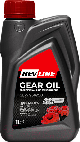 Трансмиссионное масло Revline Semisynthetic GL-5 75W90 / RGL575901 (1л) — фото 3