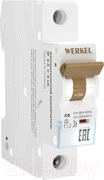 Изображение товара Выключатель автоматический Werkel W901P066