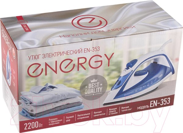 Изображение товара Утюг Energy EN-353 / 270095 (голубой)