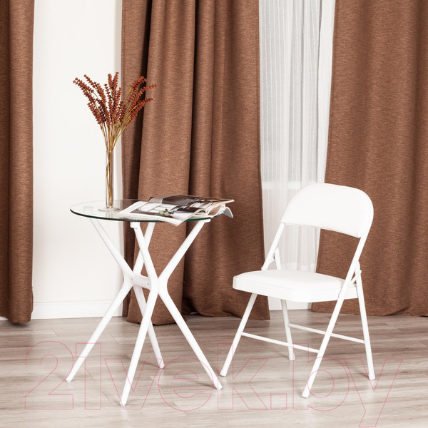 Изображение товара Стул складной Tetchair Folder 46.5x47.5x79 (белый/белый)