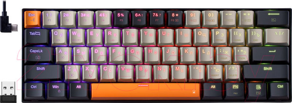 Изображение товара Клавиатура Redragon Caraxes Pro 3 / 71554