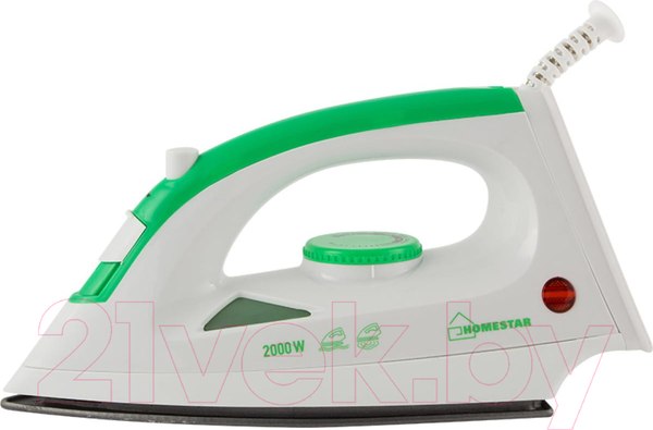 Изображение товара Утюг HomeStar HS-4001 / 004837 (белый/зеленый)