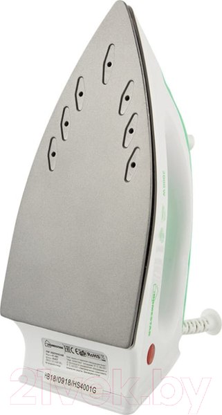 Изображение товара Утюг HomeStar HS-4001 / 004837 (белый/зеленый)