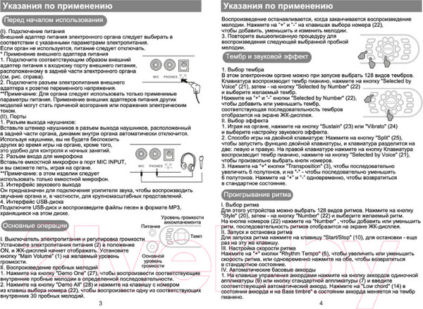 Изображение товара Синтезатор Jonson&Co JC-9688