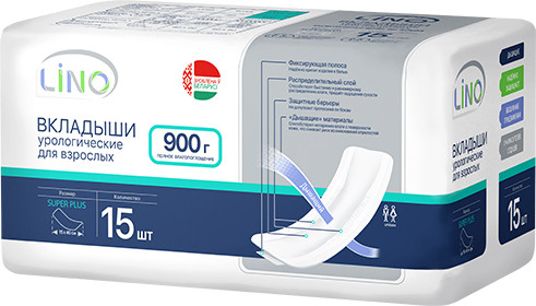 Изображение товара Вкладыши урологические LINO Super Plus (15шт)