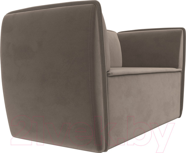 Изображение товара Диван Лига Диванов Бергамо 2-х местный / 112037 (велюр коричневый)