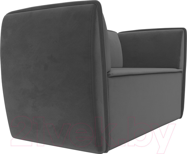 Изображение товара Диван Лига Диванов Бергамо 2-х местный / 112039 (велюр серый)