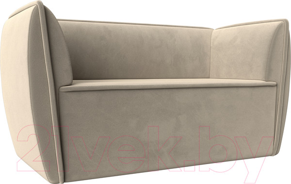 Изображение товара Диван Лига Диванов Бергамо 2-х местный / 112049 (микровельвет бежевый)