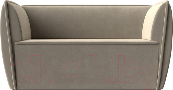 Изображение товара Диван Лига Диванов Бергамо 2-х местный / 112049 (микровельвет бежевый)