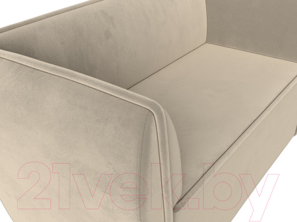 Изображение товара Диван Лига Диванов Бергамо 2-х местный / 112049 (микровельвет бежевый)