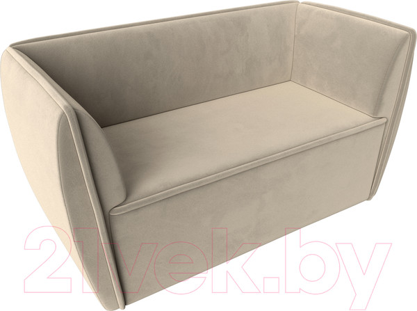 Изображение товара Диван Лига Диванов Бергамо 2-х местный / 112049 (микровельвет бежевый)