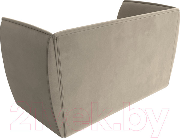 Изображение товара Диван Лига Диванов Бергамо 2-х местный / 112049 (микровельвет бежевый)