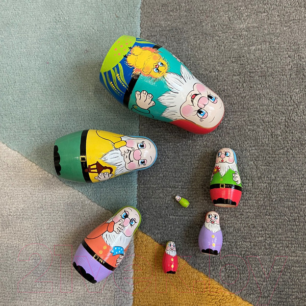 Изображение товара Матрешка сувенирная Брестская Фабрика Сувениров Семь гномов / 7109