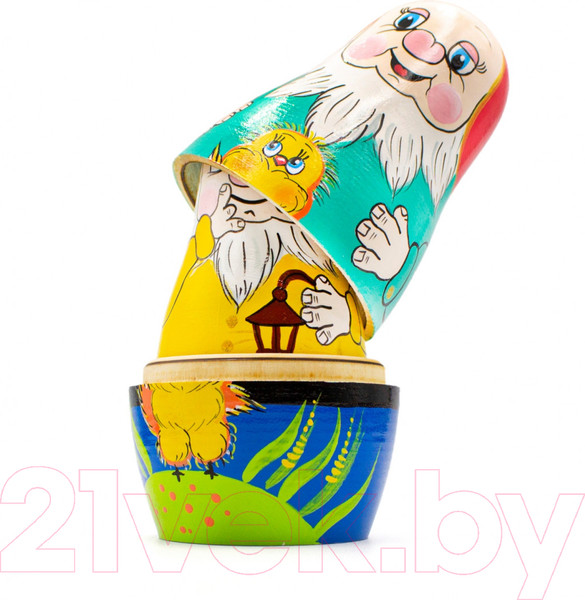 Изображение товара Матрешка сувенирная Брестская Фабрика Сувениров Семь гномов / 7109