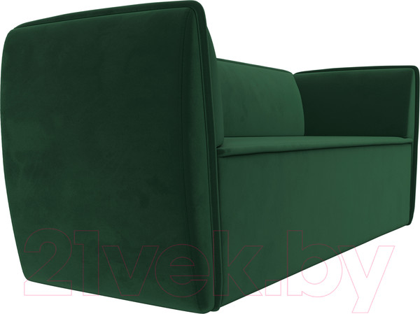 Изображение товара Диван Лига Диванов Бергамо 3-х местный / 112088 (велюр зеленый)