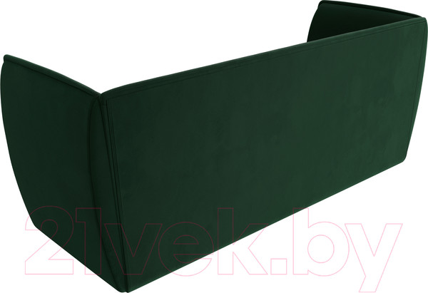 Изображение товара Диван Лига Диванов Бергамо 3-х местный / 112088 (велюр зеленый)