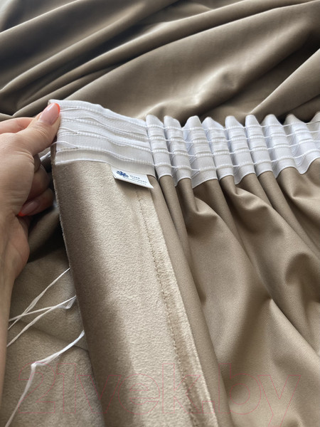 Изображение товара Штора Ника Зварико 7200270 200x270 (кофейный 10)