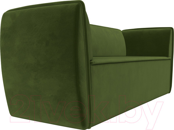 Изображение товара Диван Лига Диванов Бергамо 3-х местный / 112106 (микровельвет зеленый)