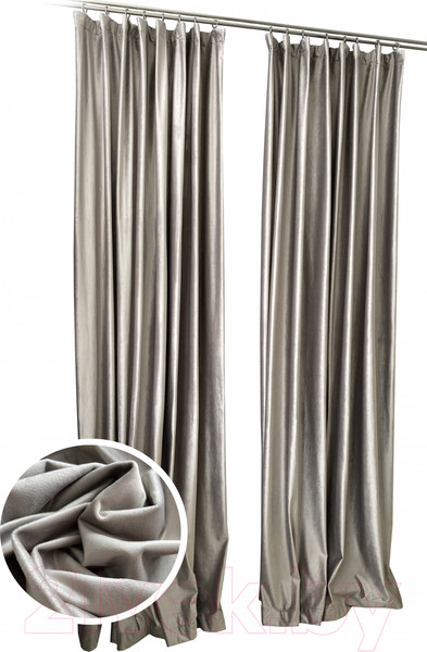 Изображение товара Комплект штор Ника Зварико 7300270/2 300x270 (кофейный 10)